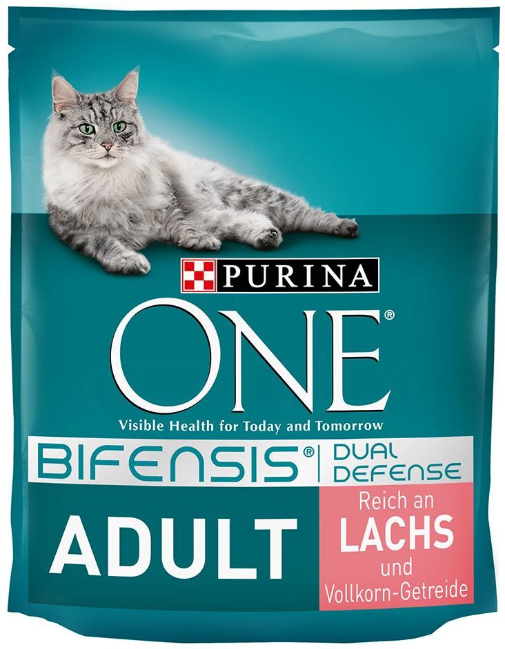 Purina One 3kg Adult Lachs & Vollkorngetreide Purina ONE Trockenfutter für Katzen