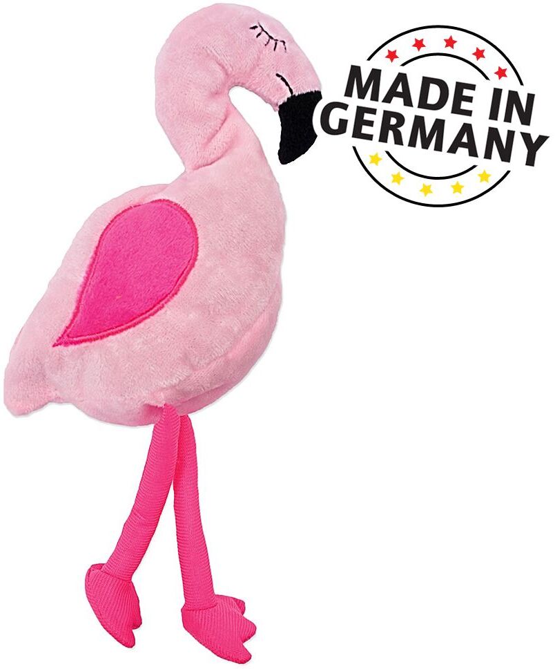 Aumüller Katzenspielzeug Flamingo Pinky mit Baldrian & Dinkelspelz