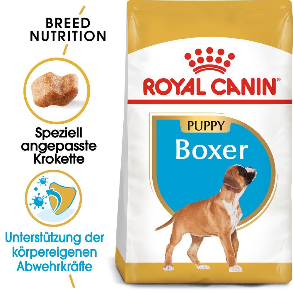 Royal Canin Breed 2x 12kg Boxer Puppy Royal Canin Trockenfutter für Hunde