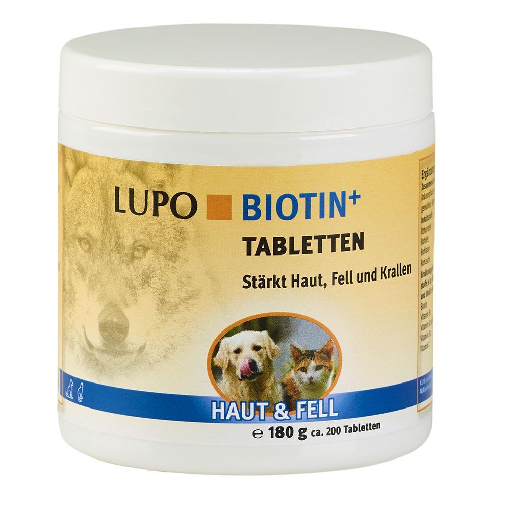 Luposan 180g ca. 200 Tabletten Biotin Luposan Spezialfutter für Katzen