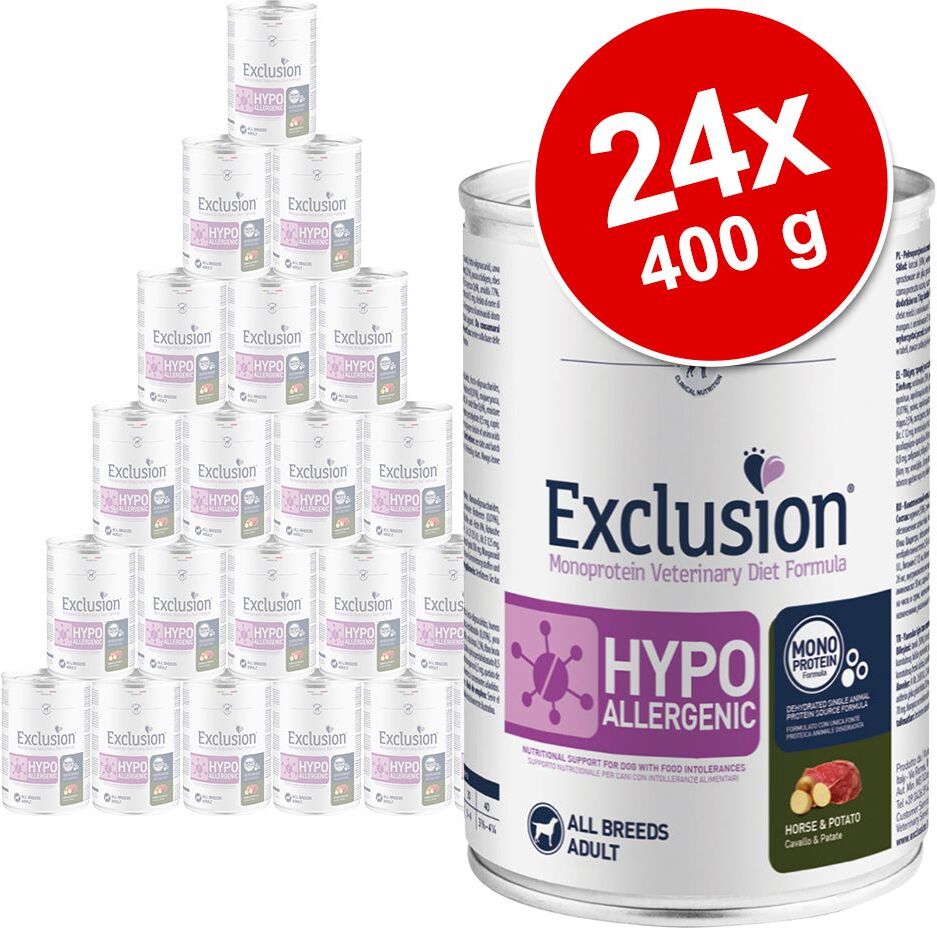 Exclusion Diet Sparpaket Exclusion Diet 24 x 400 g - Pferd & Kartoffel