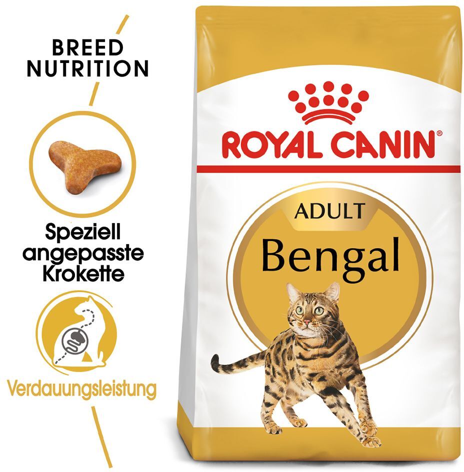 Royal Canin Breed 2kg Bengal Adult Royal Canin Trockenfutter für Katzen