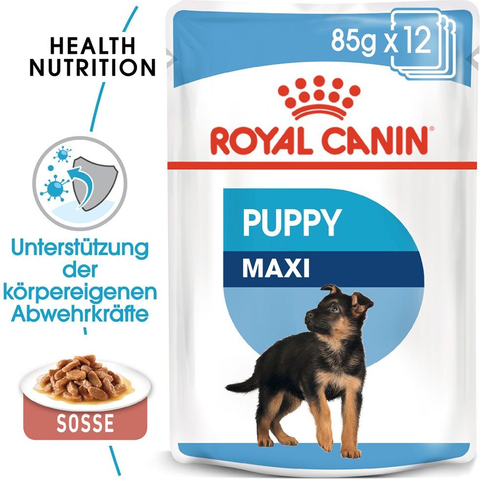 Royal Canin Size 40x 140g Maxi Puppy Royal Canin Nassfutter für Hunde