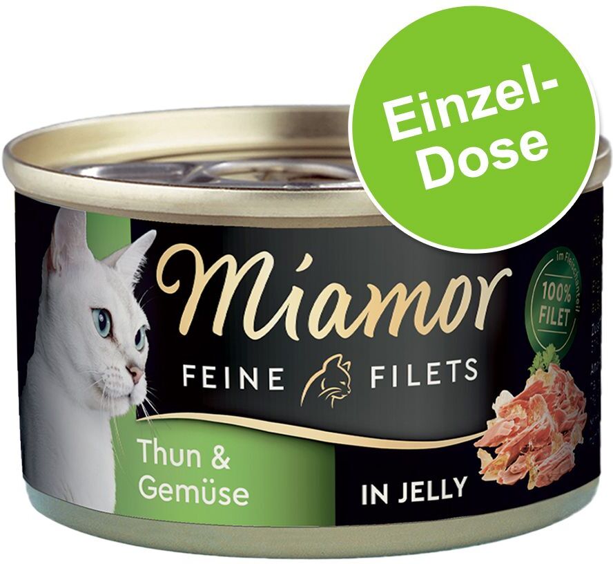 Miamor 100g Feine Filets Huhn & Reis in Jelly Miamor Nassfutter für Katzen