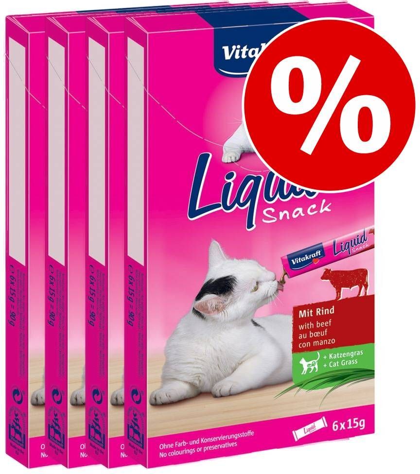 Vitakraft 48 x 15 g Vitakraft Cat Liquid-Snack Mix 1