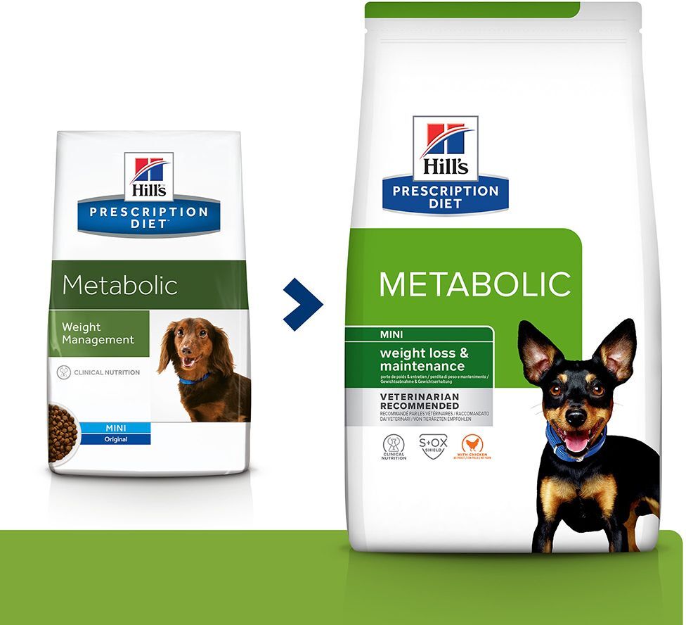 Hill's Prescription Diet 6kg Metabolic Mini Hill's Prescription Diet Trockenfutter für Hunde