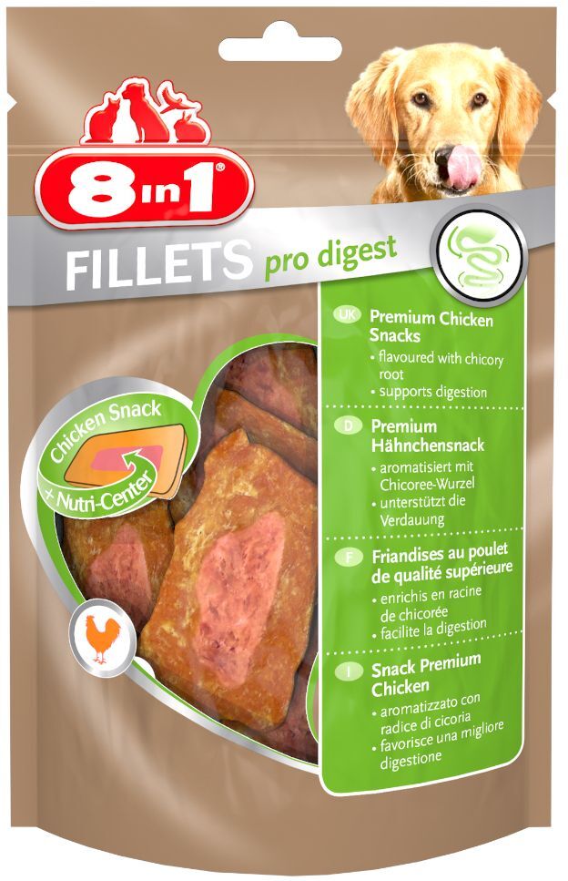 8in1 80g Fillets Pro Digest 8in1 Hundesnacks