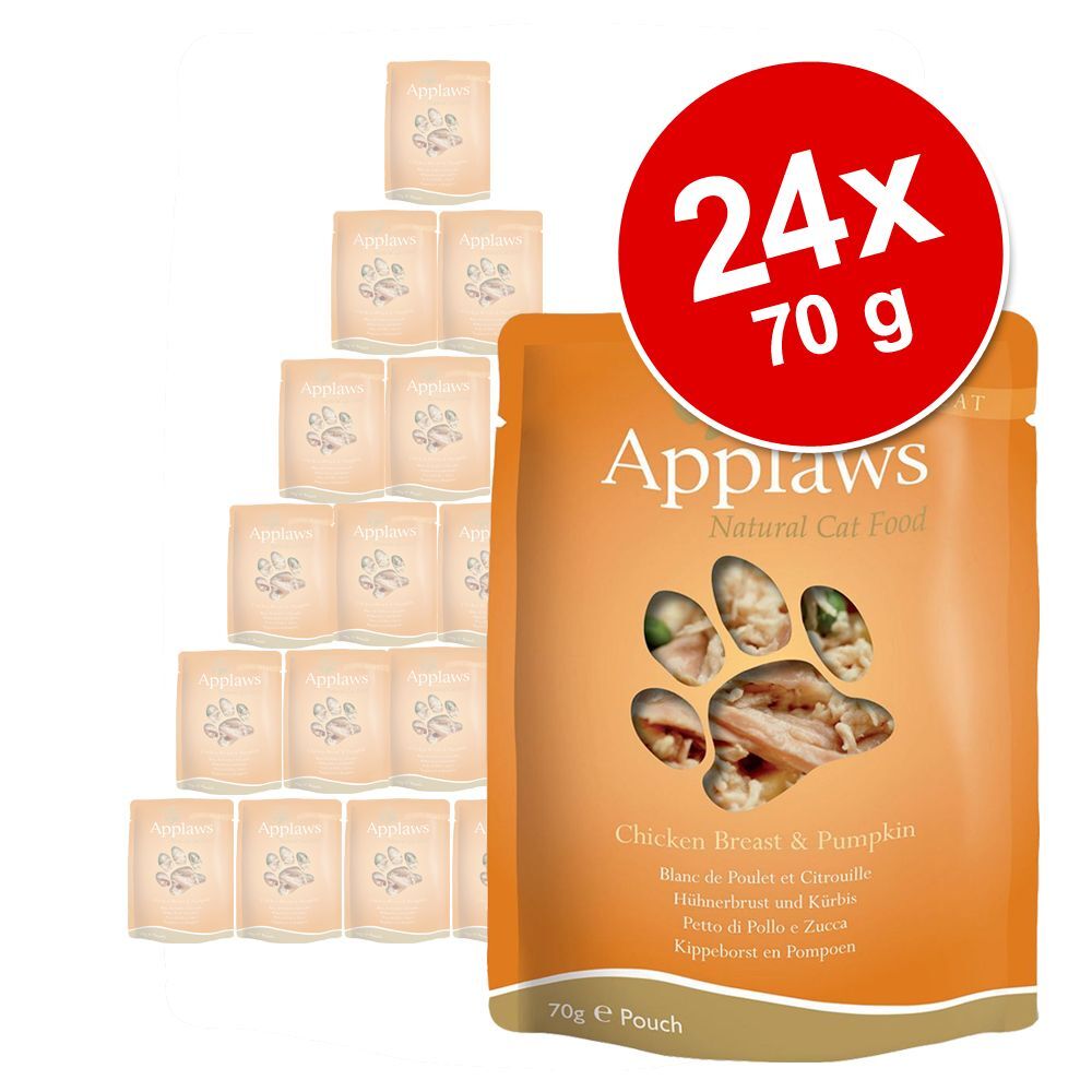 Applaws Sparpaket 24 x 70 g Applaws Katzenfutter in Brühe - Hühnchenauswahl