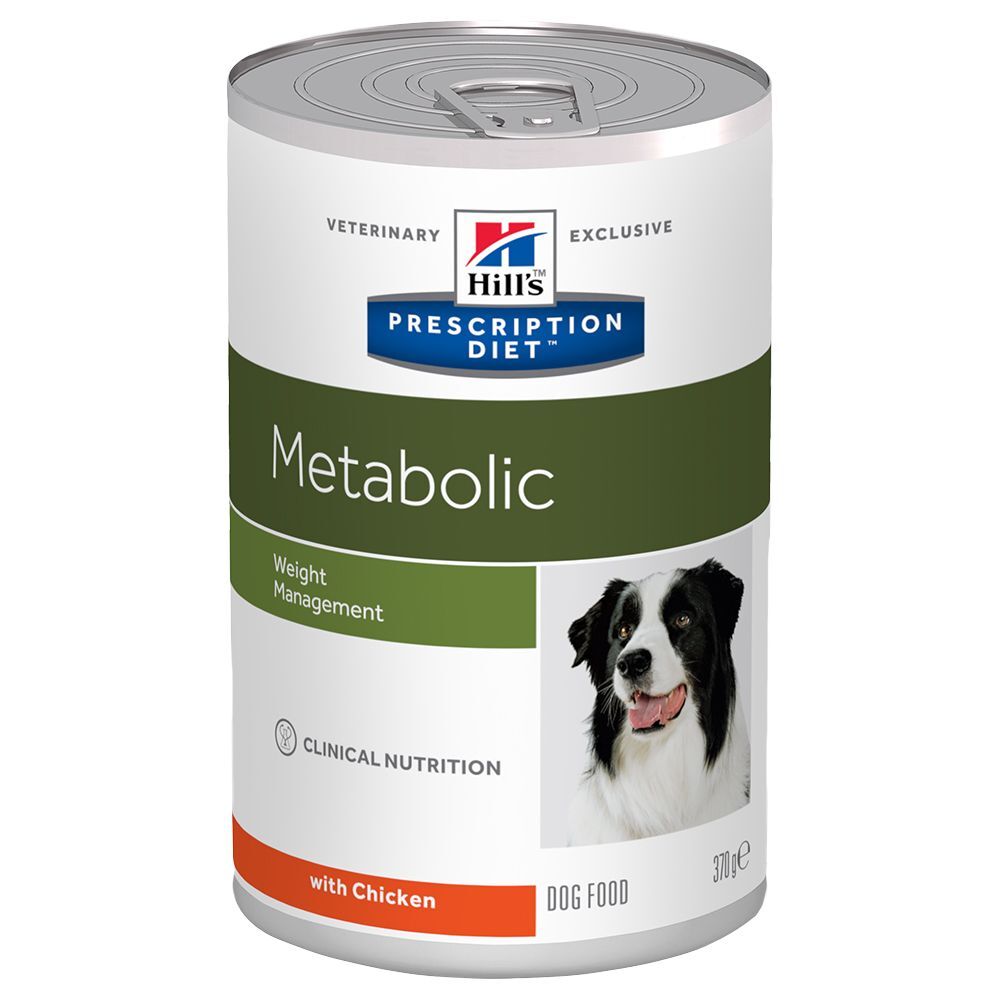 Hill's Prescription Diet 48x 370g Metabolic Weight Management mit Huhn Hill's Prescription Diet Nassfutter für Hunde