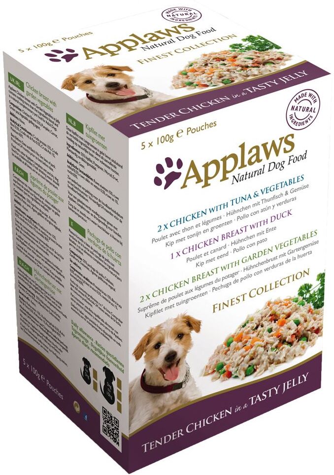 Applaws 5x 100g Finest Collection Applaws Nassfutter für Hunde