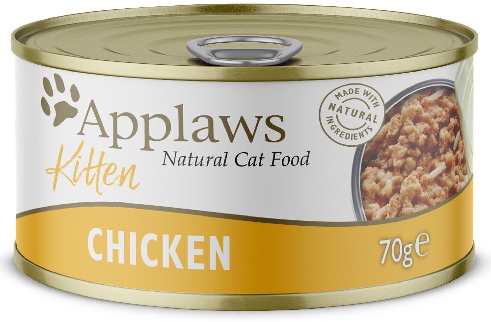 Applaws 6x 70g Kitten Mix Huhn, Thunfisch, Sardine in Jelly Applaws Nassfutter für Katzen