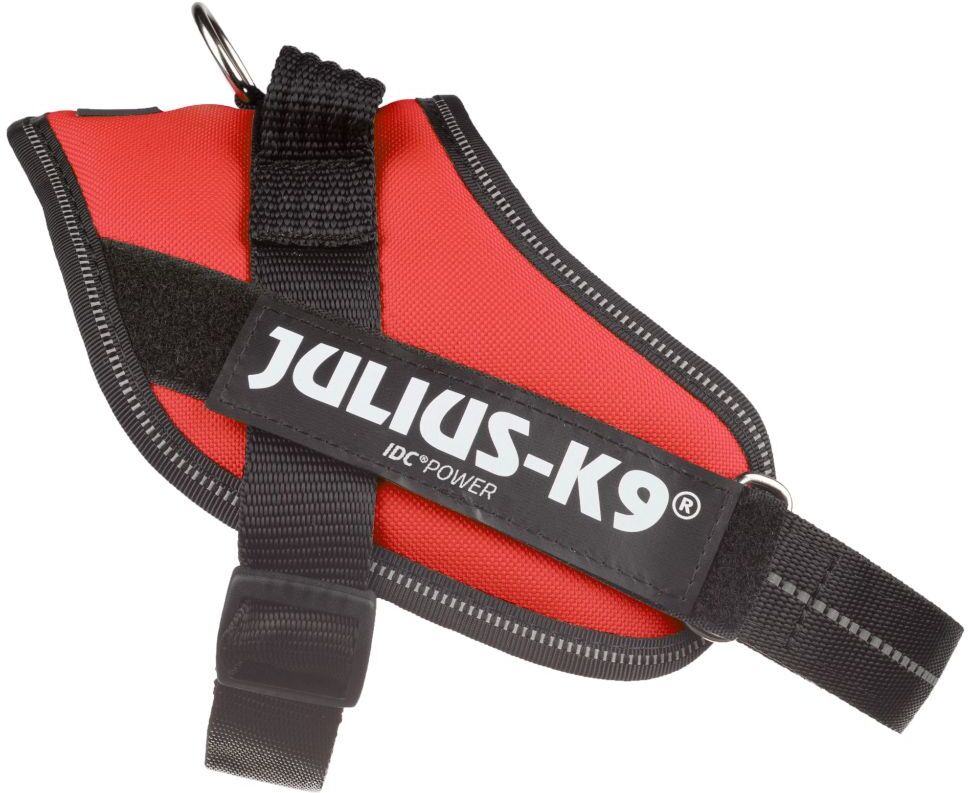 Julius-K9 IDC®-Powergeschirr rot, Grösse 0: Brustumfang 58-76cm für Hunde