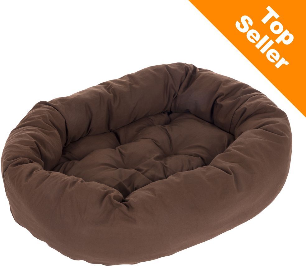 zooplus Exclusive Cozy Hundebett Mocca - L 110x B 95x H 20cm