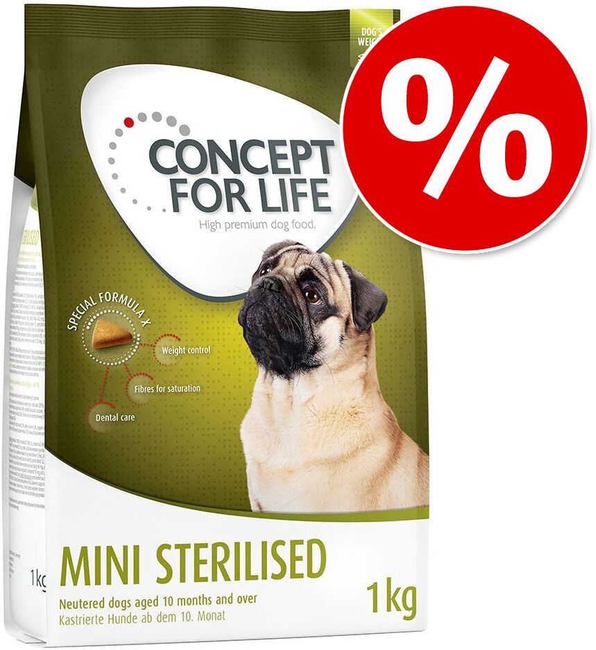 Concept for Life 1,5kg Deutscher Schäferhund Concept for Life Hundetrockennahrung, Probierangebot!