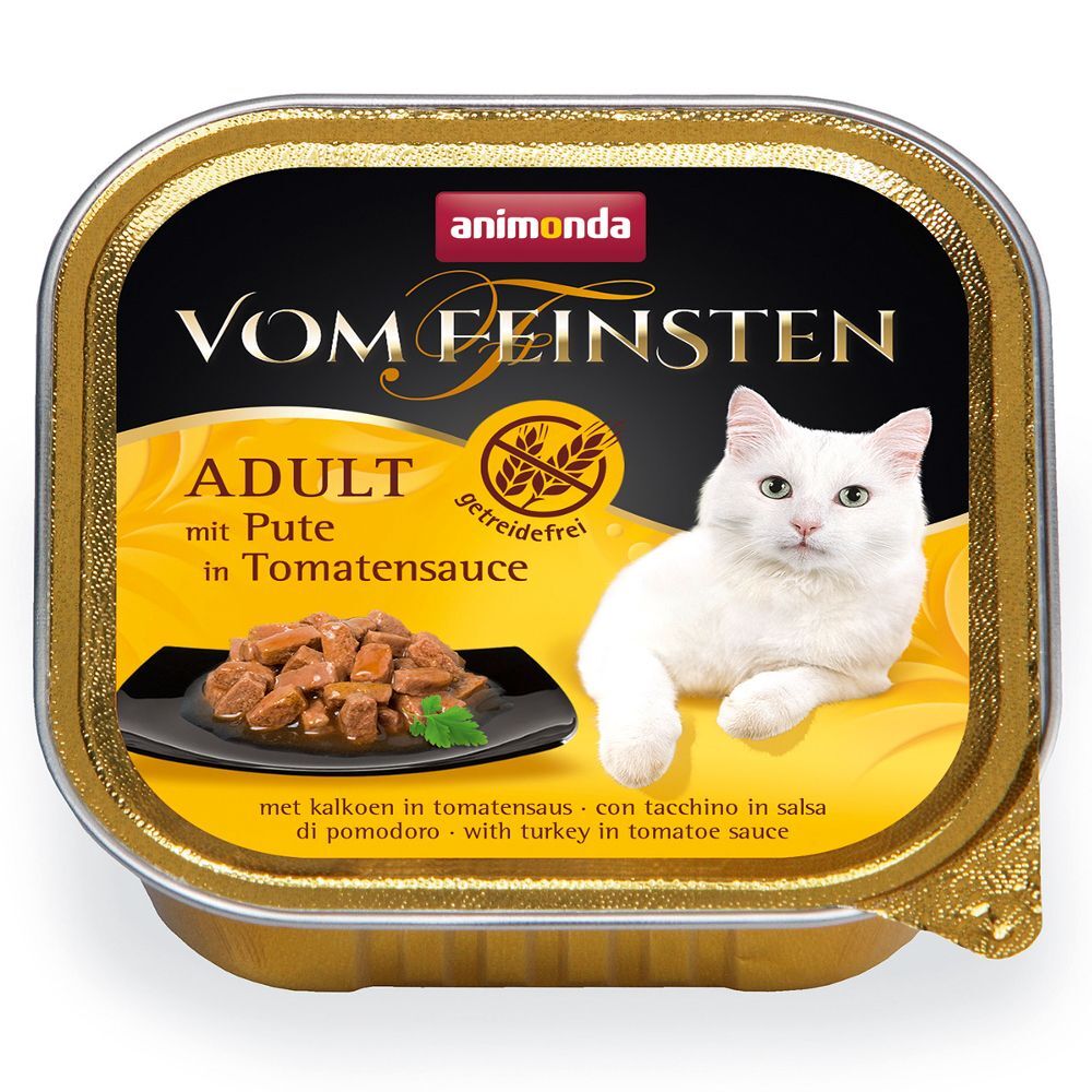 Animonda Vom Feinsten 6x 100g  vom Feinsten Adult NoGrain Pute in Tomatensauce Animonda Nassfutter für Katzen