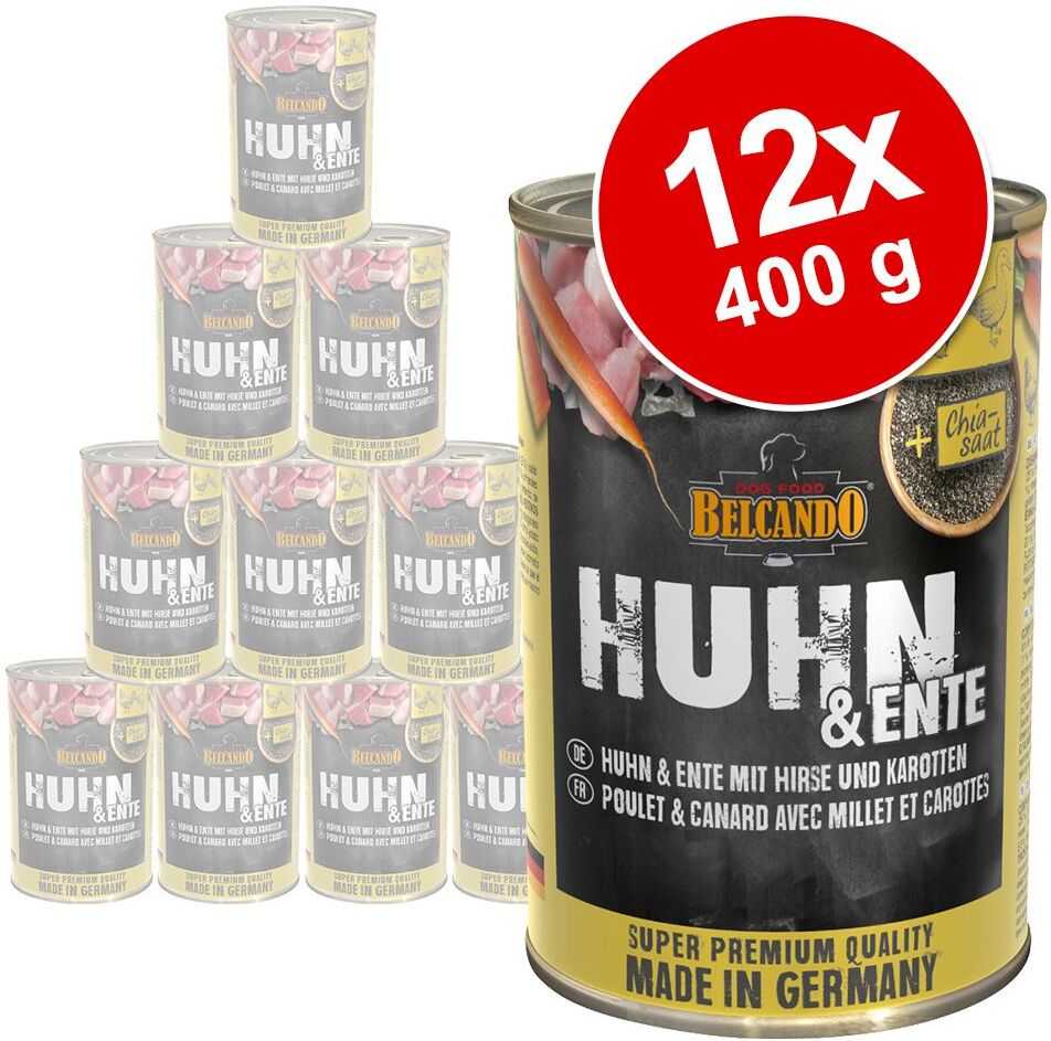 Belcando 12x 400g Super Premium  Belcando Nassfutter für Hunde