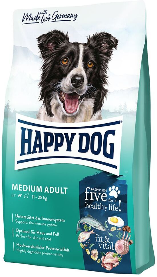 Happy Dog Supreme fit & vital 12kg Supreme fit & vital Medium Adult Happy Dog Trockenfutter für Hunde