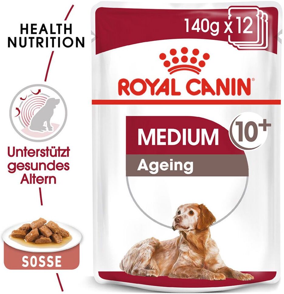 Royal Canin Size 40x 140g Medium Ageing 10+ Royal Canin Nassfutter für Hunde