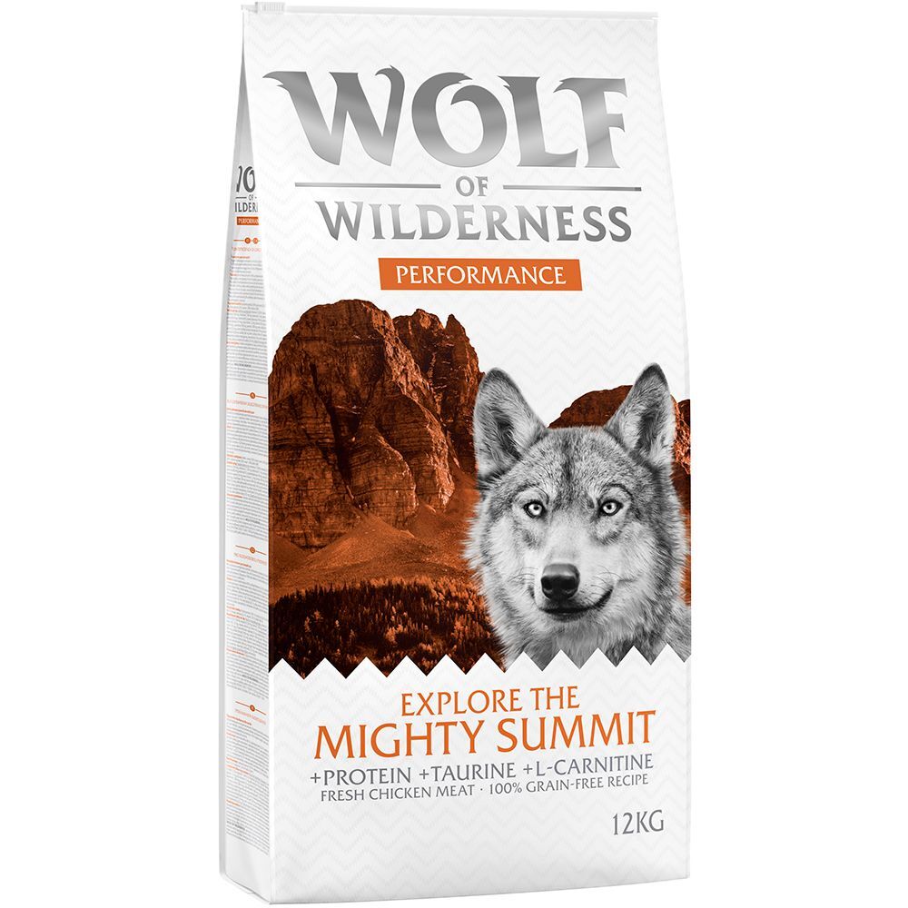 Wolf of Wilderness 1kg Explore The Mighty Summit Performance Wolf of Wilderness Trockenfutter für Hunde