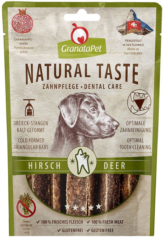 Granatapet 70g Hirsch Natural Taste Dentrix GranataPet Hundesnacks