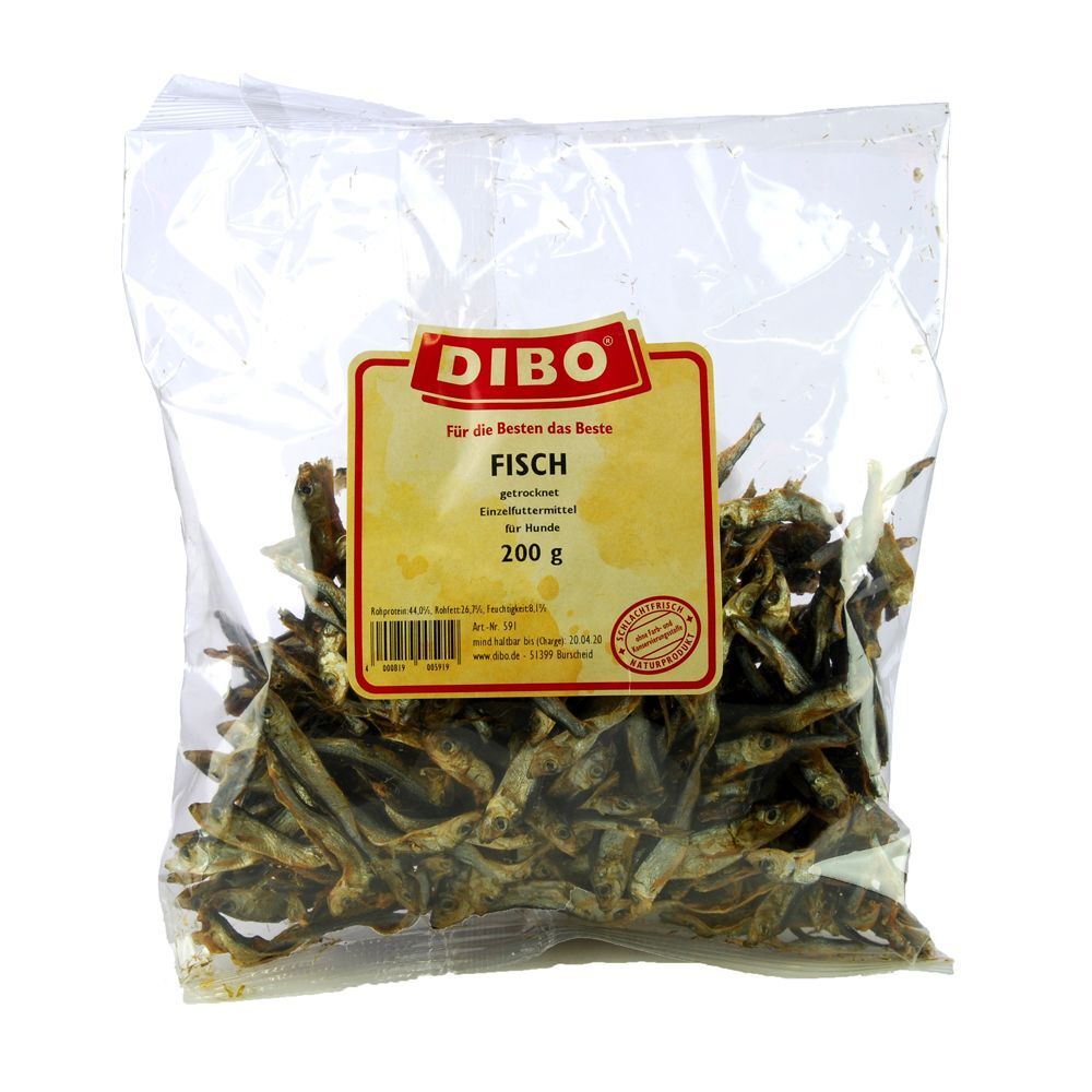 DIBO 200g Trockenfisch Dibo Hundesnacks