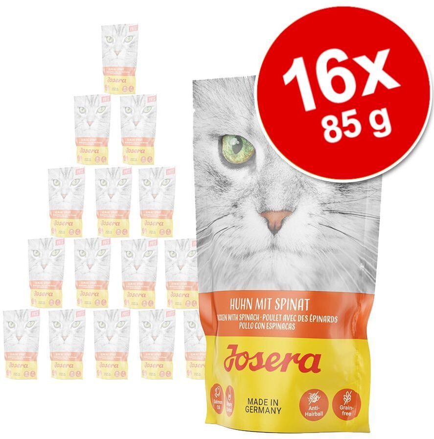 Josera 16x 85g Paté Gulasch von Rind & Huhn Josera Nassfutter für Katzen