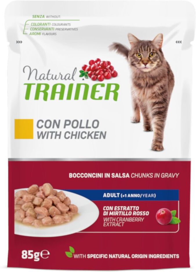 Trainer Natural Cat 12 x 85 g Natural Trainer Adult Thunfisch Nassfutter Katze