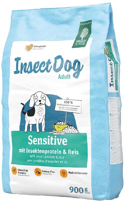 Green Petfood 10kg InsectDog sensitive Green Petfood Trockenfutter für Hunde