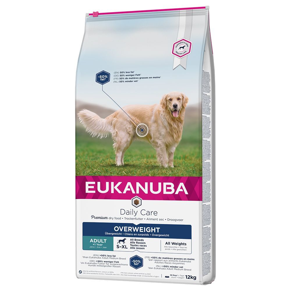 Eukanuba 12kg Daily Care Overweight Adult Dog Eukanuba Trockenfutter für Hunde
