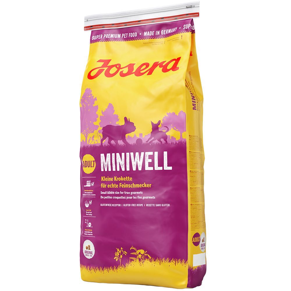 Josera 2x 900g Miniwell Josera Trockenfutter für Hunde