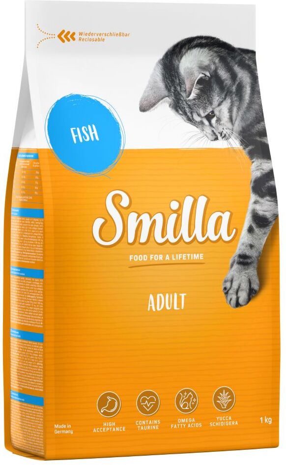 Smilla 4kg Adult Fisch Smilla Trockenfutter für Katzen