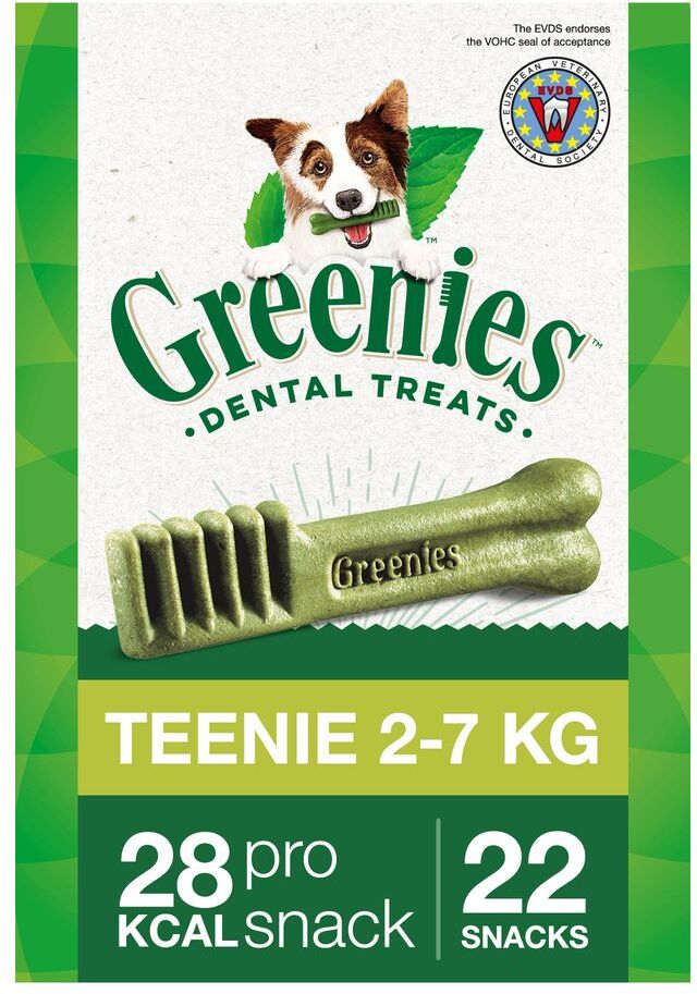 Greenies 340g Zahnpflege-Kausnacks Teenie Greenies für Hunde