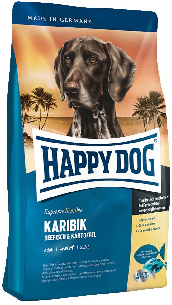 Happy Dog Supreme Sensible 12,5kg Karibik Happy Dog Supreme Sensible Trockenfutter für Hunde