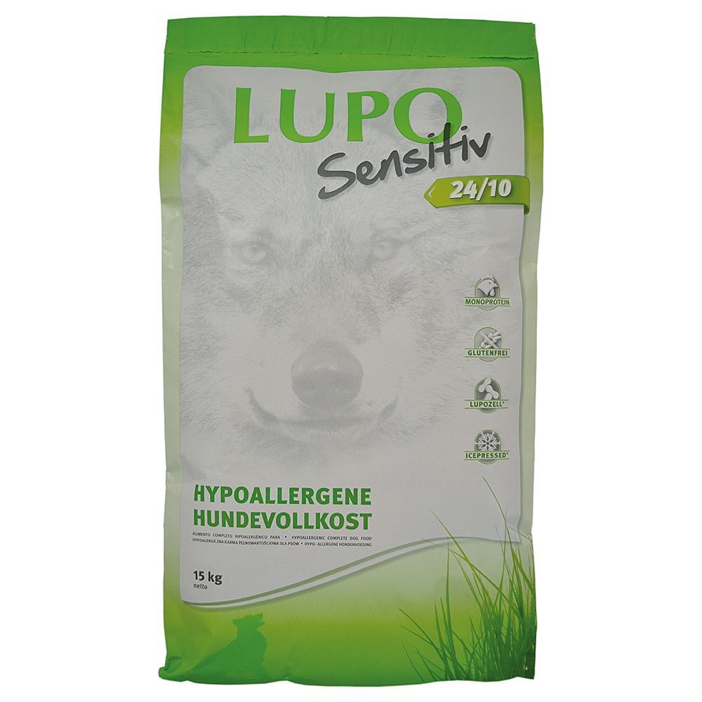 Lupo sensitiv 15kg 24/10 Hundefutter Lupo sensitiv Trockenfutter für Hunde