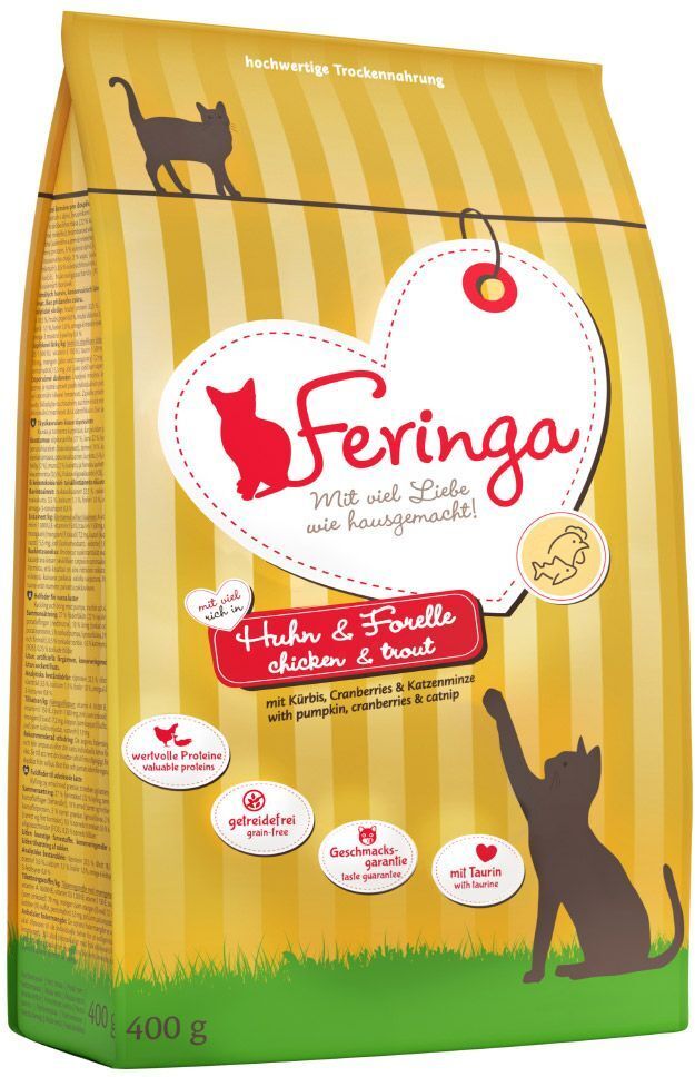 Feringa 2kg Adult Huhn & Forelle Feringa Trockenfutter für Katzen