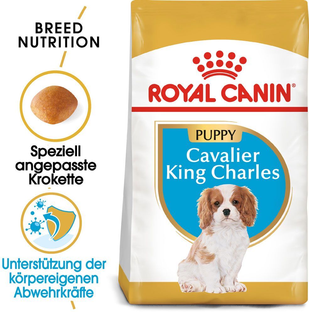 Royal Canin Breed 3x 1,5kg Cavalier King Charles Puppy Royal Canin Trockenfutter für Hunde