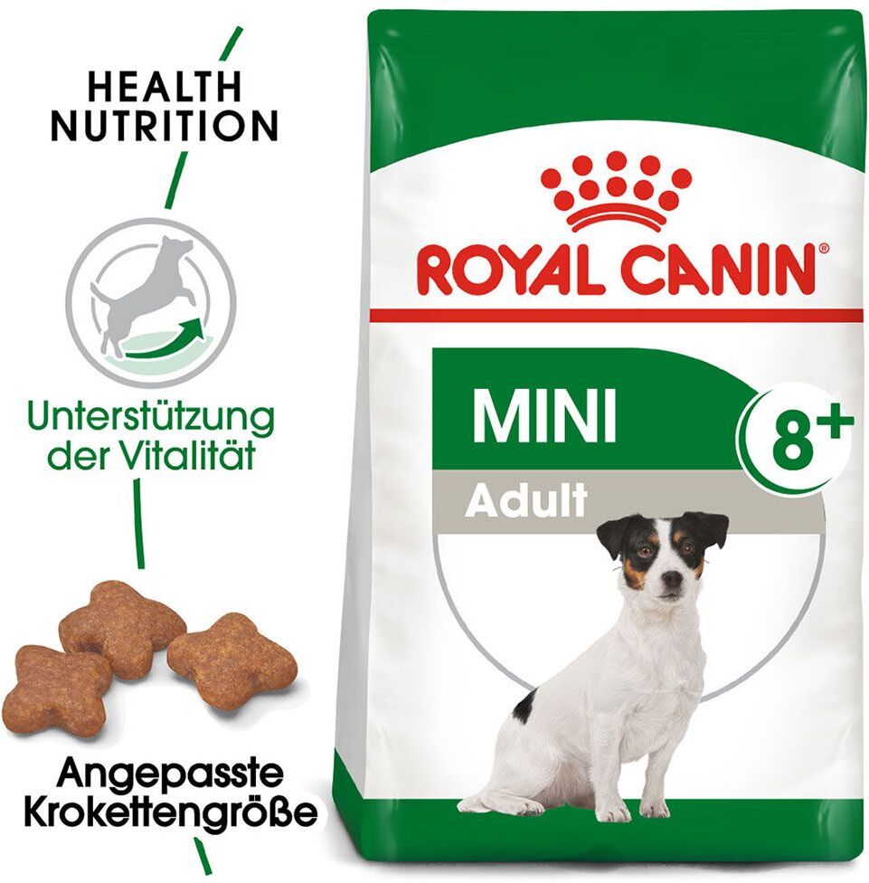 Royal Canin Size 2kg Mini Adult 8+ Royal Canin Trockenfutter für Hunde