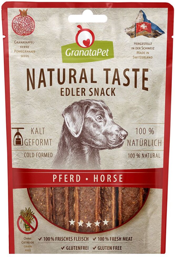 Granatapet 3x 90g Natural Taste Edler Pferd GranataPet Hundesnacks