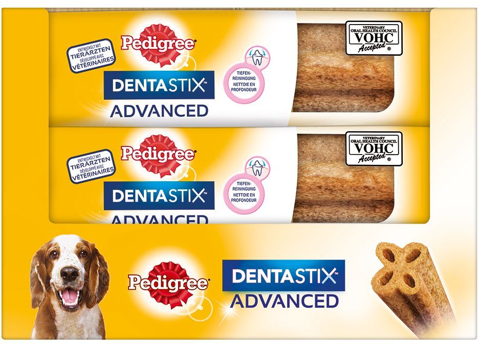 Pedigree 6x 80g Dentastix Advanced für mittelgrosse Hunde Pedigree Hundesnacks