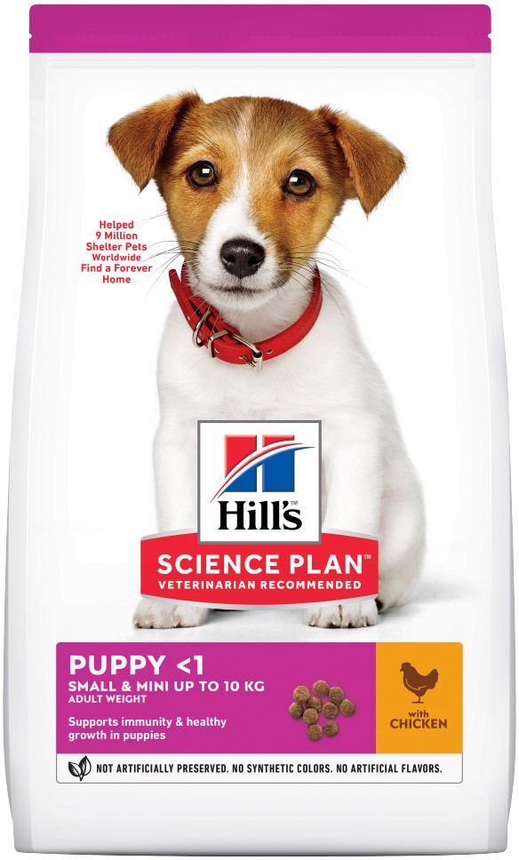 Hill's Science Plan 6kg Puppy <1 Small & Mini mit Huhn Hill's Science Plan Trockenfutter für Hunde