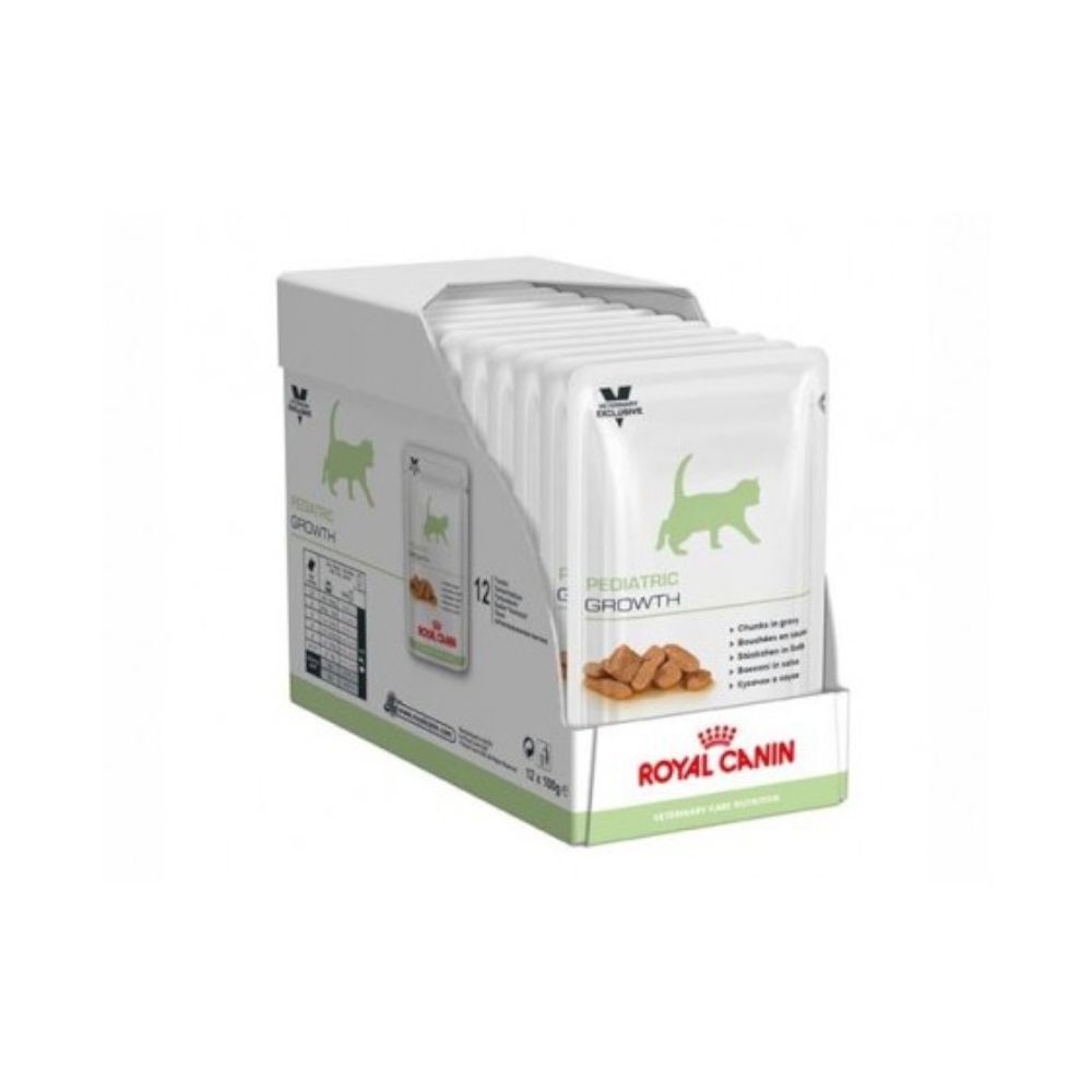 Royal Canin Veterinary Diet 12x 100g Veterinary Pediatric Growth Royal Canin Katzenfutter nass