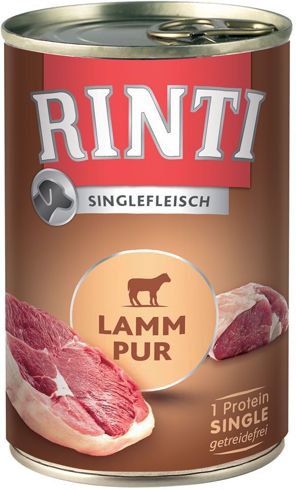 RINTI 6x 400g Singlefleisch Huhn pur RINTI Nassfutter für Hunde