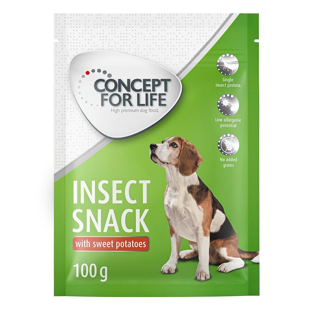 Concept for Life 100g Insect mit Süsskartoffeln Concept for Life Hundesnacks