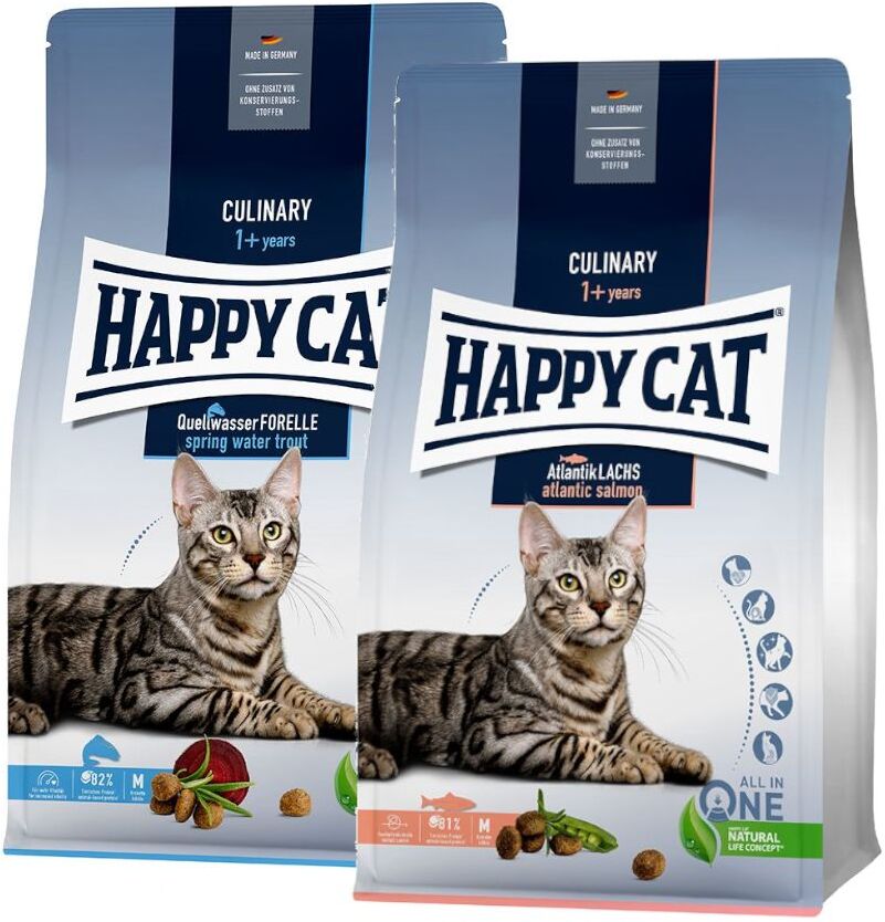 Happy Cat 3x 1,3kg Culinary Adult Mix: Rind, Geflügel & Lamm Happy Cat Katzenfutter Trocken