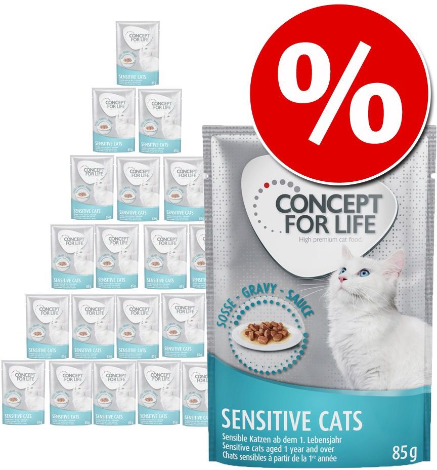 Concept for Life 48x 85g  Beauty in Sosse Concept for Life Nassfutter für Katzen