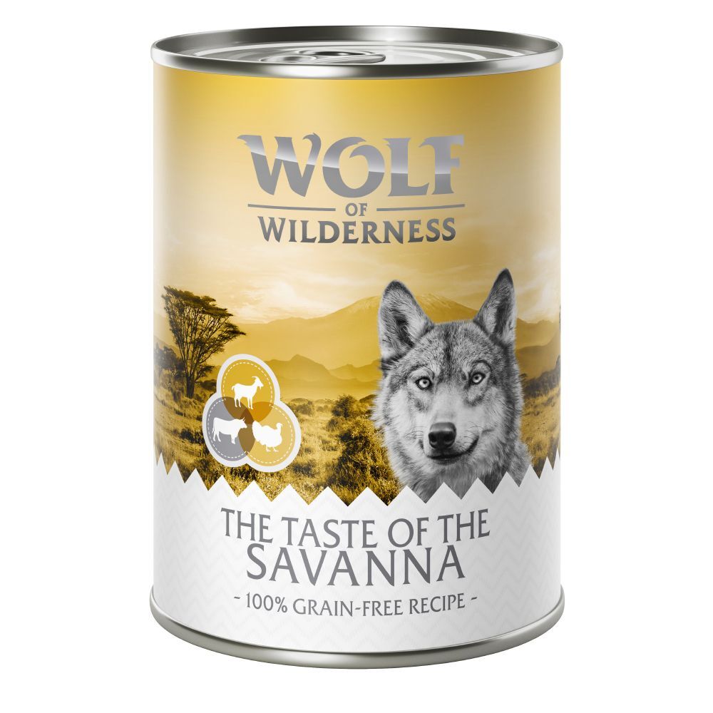 Wolf of Wilderness 6x 400g Taste Of Scandinavia Wolf of Wilderness Nassfutter für Hunde