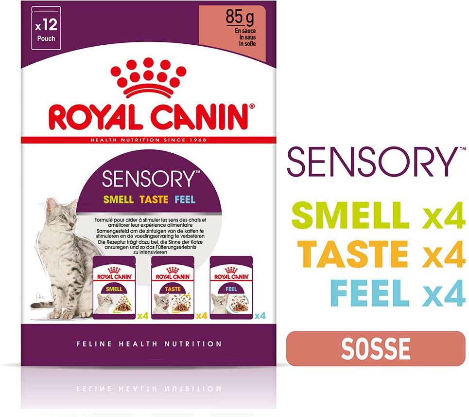 Royal Canin 96x 85g Royal Canin Sensory Multipack in Sosse Katzenfutter nass