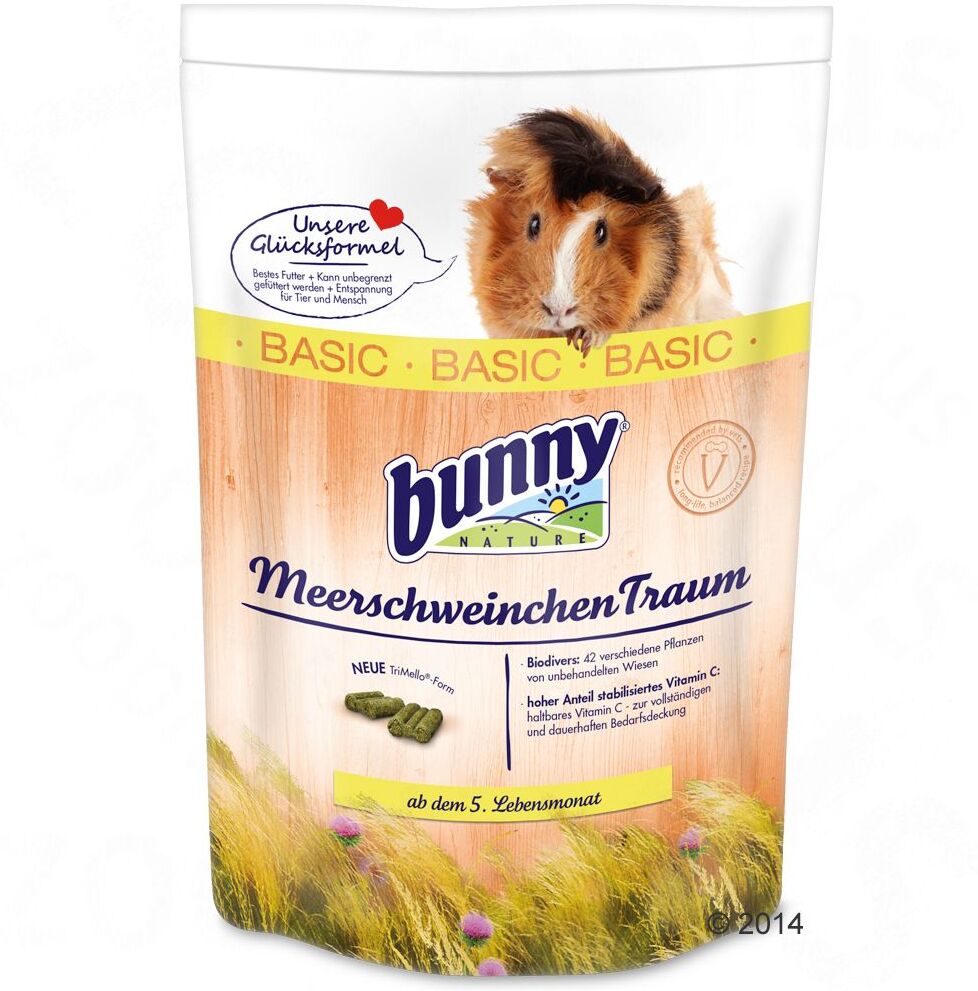 Bunny 2x 4kg MeerschweinchenTraum BASIC Bunny Nagerfutter