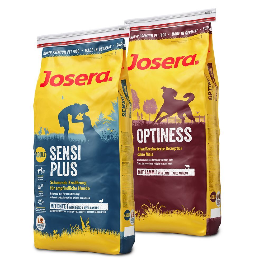 Josera 2x 15kg Optiness + SensiplusJosera Trockenfutter für Hunde