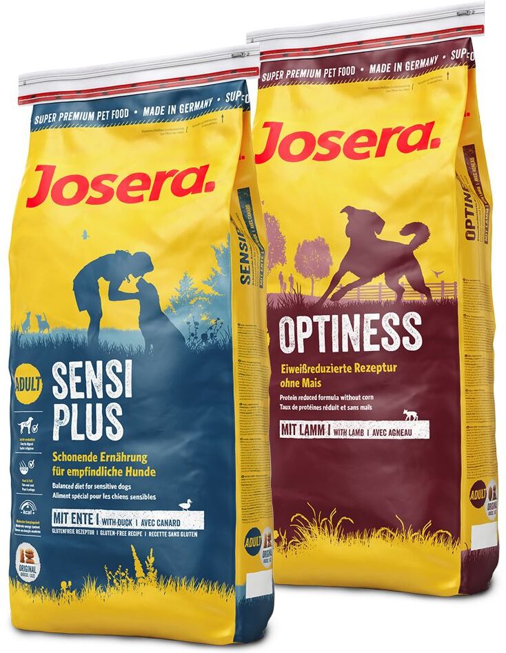 Josera 2x 15kg Optiness + SensiplusJosera Trockenfutter für Hunde